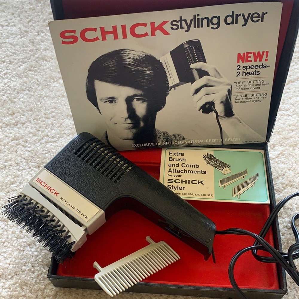 VTG SCHICK Styling hair dryer